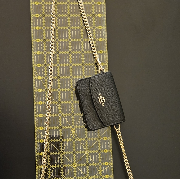 C0737 Coach Poppy Crossbody with Card Case - Black - Picture 16 of 16